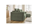 Sidonie - Canapé D'Angle Convertible Réversible Coffre - Velours Côtelé