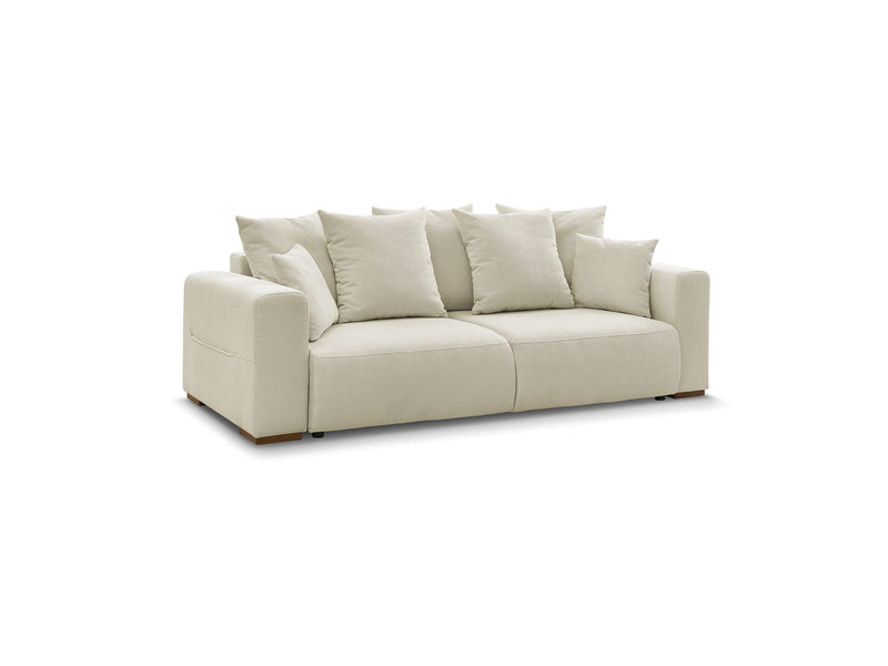 Canapé Droit Convertible - Sidonie - Velours Côtelé