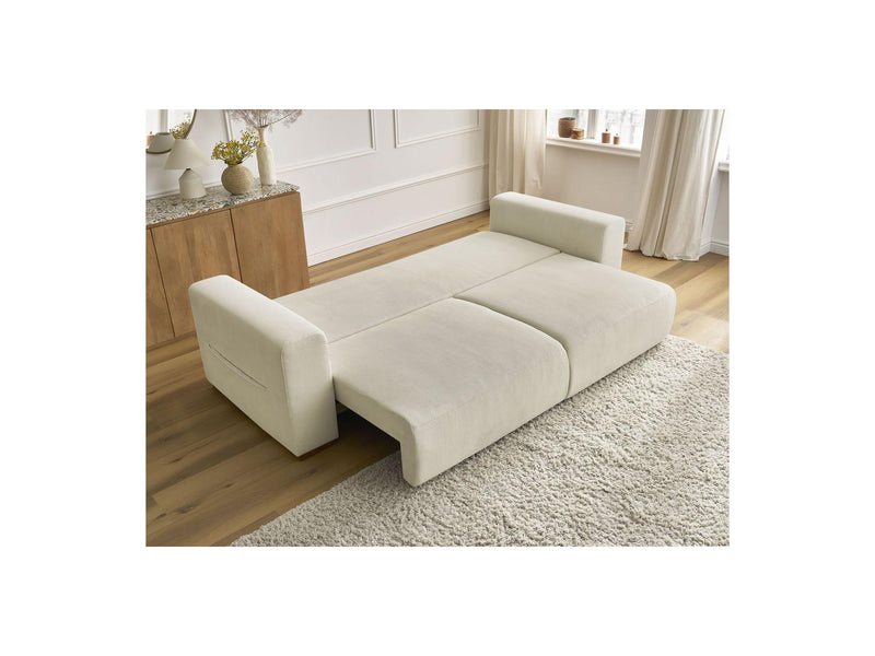 Canapé Droit Convertible - Sidonie - Velours Côtelé