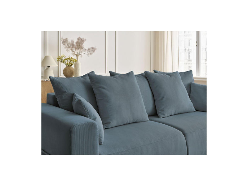 Canapé Droit Convertible - Sidonie - Velours Côtelé