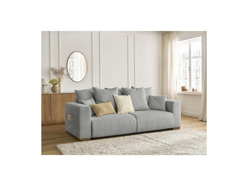 Canapé Droit Convertible - Sidonie - Velours Côtelé