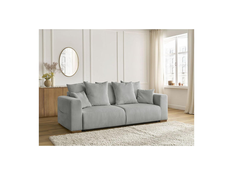 Canapé Droit Convertible - Sidonie - Velours Côtelé