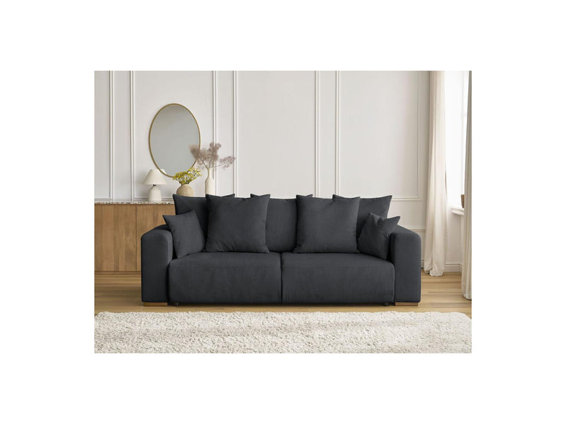 Canapé Droit Convertible - Sidonie - Velours Côtelé