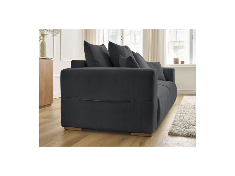 Canapé Droit Convertible - Sidonie - Velours Côtelé