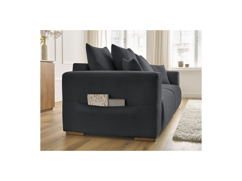 Canapé Droit Convertible - Sidonie - Velours Côtelé