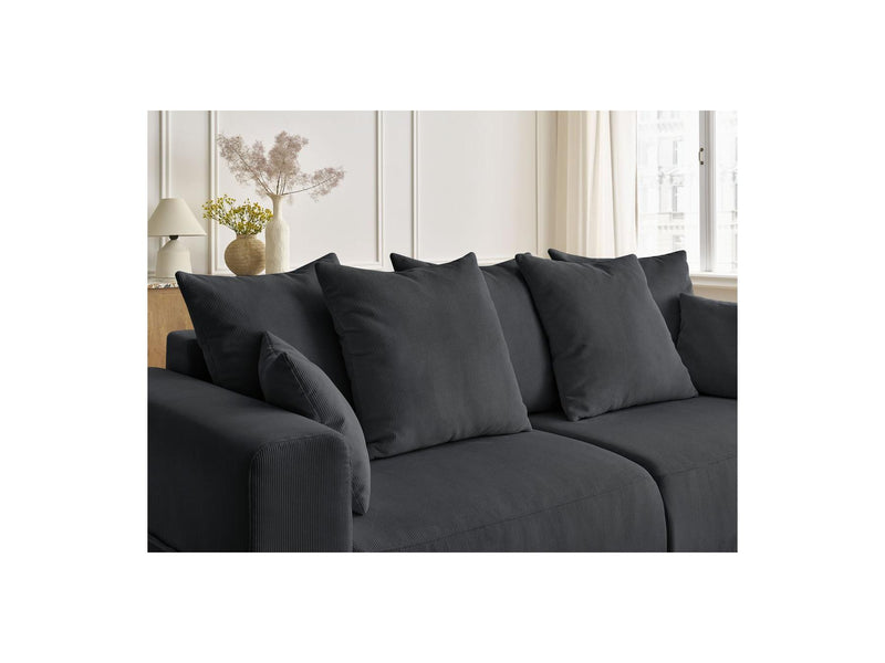 Canapé Droit Convertible - Sidonie - Velours Côtelé