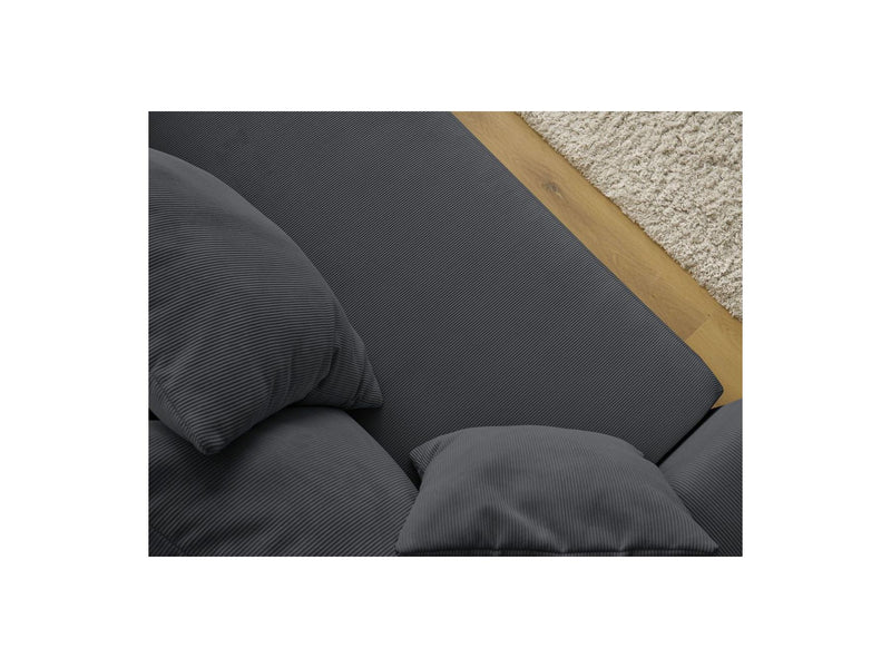 Canapé Droit Convertible - Sidonie - Velours Côtelé