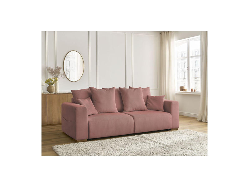 Canapé Droit Convertible - Sidonie - Velours Côtelé