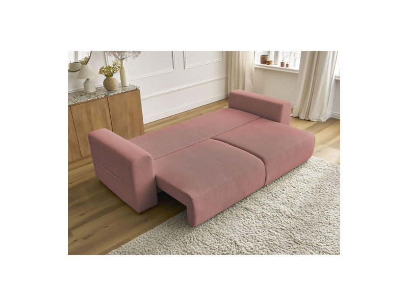 Canapé Droit Convertible - Sidonie - Velours Côtelé