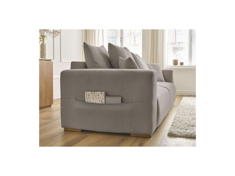 Canapé Droit Convertible - Sidonie - Velours Côtelé