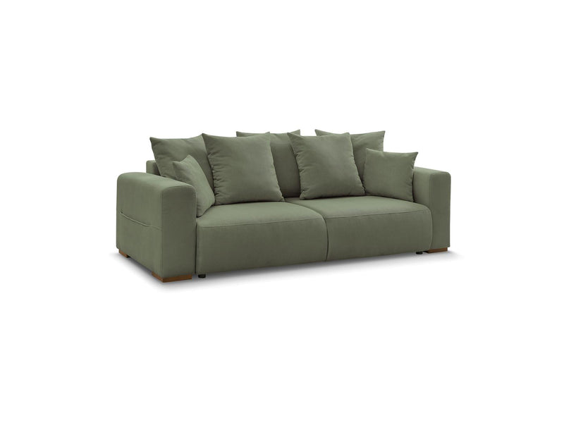 Canapé Droit Convertible - Sidonie - Velours Côtelé