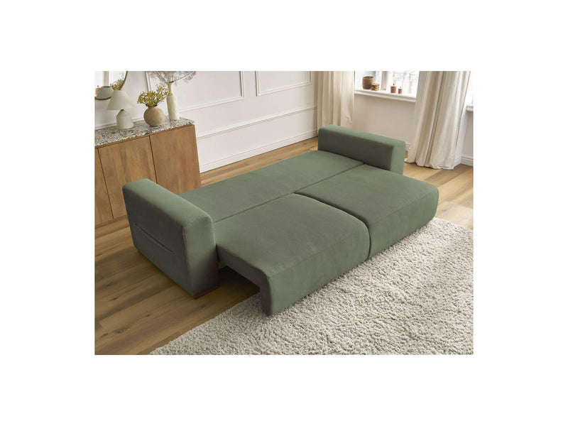 Canapé Droit Convertible - Sidonie - Velours Côtelé