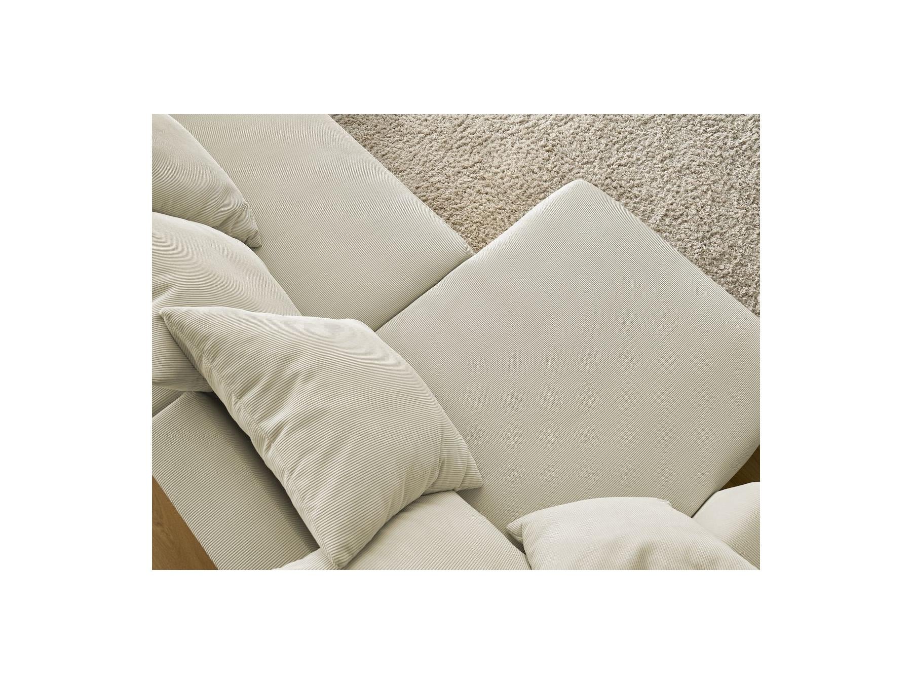 Sidonie - Convertible Panoramic Sofa with Storage - Corduroy