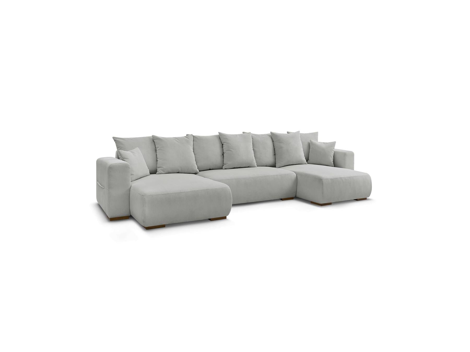 Sidonie - Convertible Panoramic Sofa with Storage - Corduroy