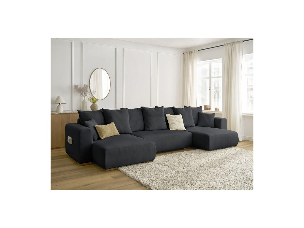 Sidonie - Convertible Panoramic Sofa with Storage - Corduroy