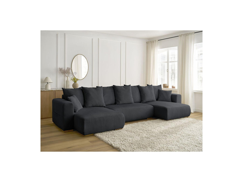 Sidonie - Convertible Panoramic Sofa with Storage - Corduroy