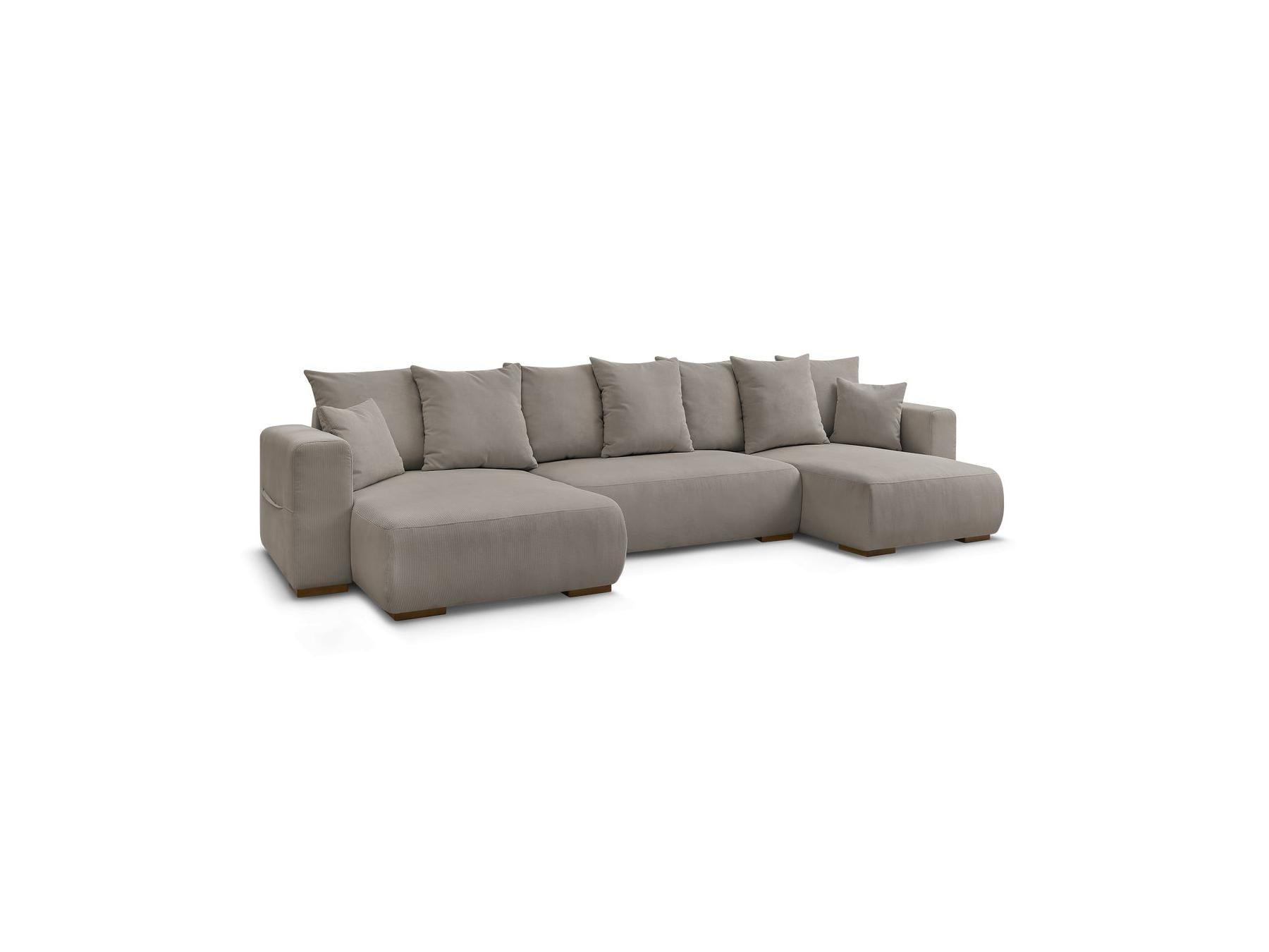 Sidonie - Convertible Panoramic Sofa with Storage - Corduroy