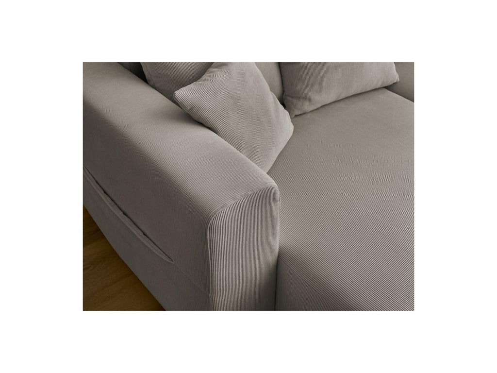 Sidonie - Convertible Panoramic Sofa with Storage - Corduroy