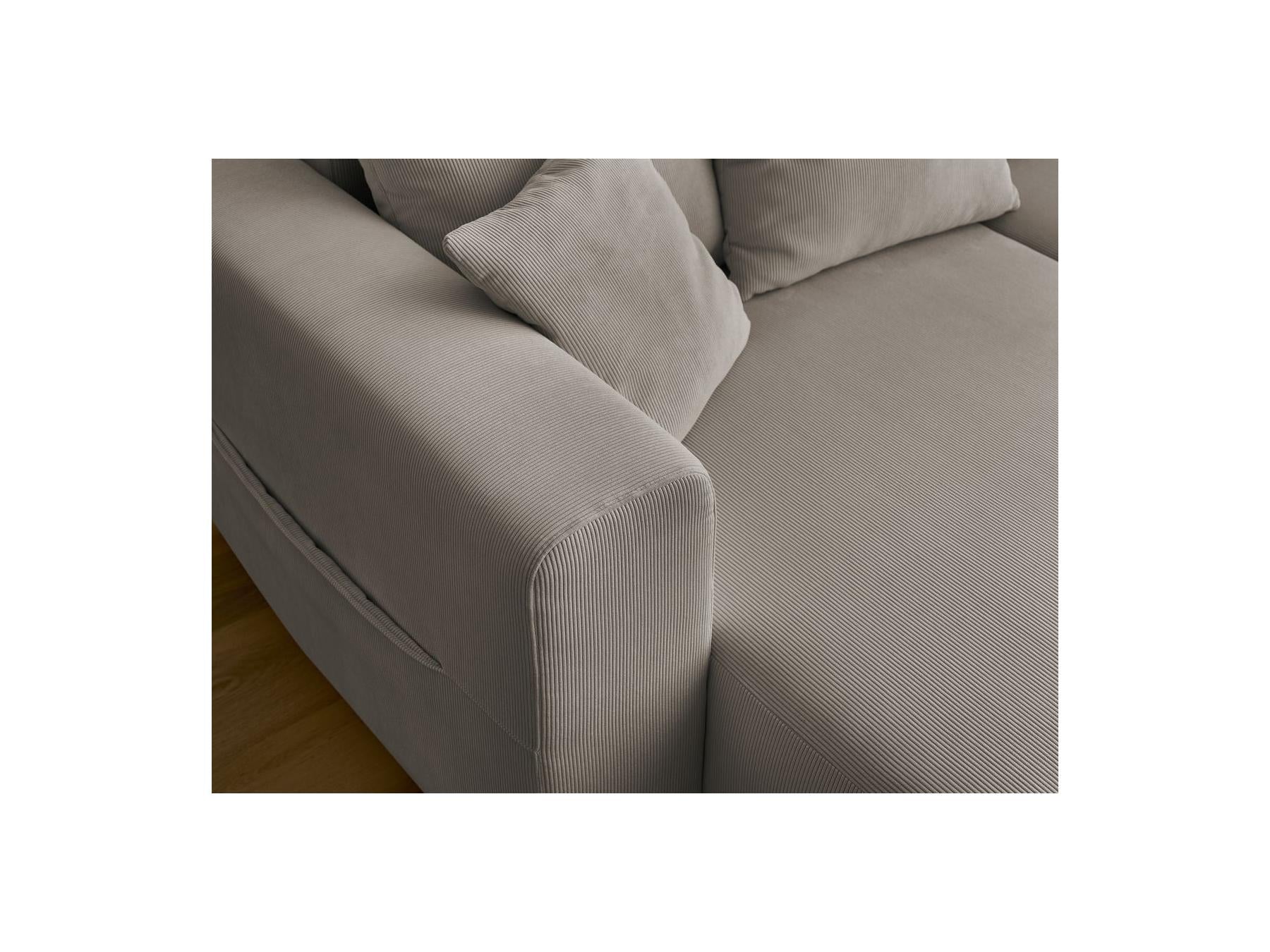 Sidonie - Convertible Panoramic Sofa with Storage - Corduroy