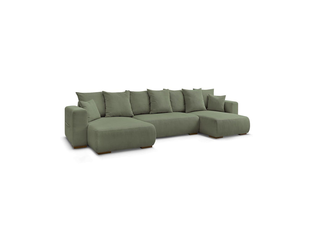 Sidonie - Convertible Panoramic Sofa with Storage - Corduroy