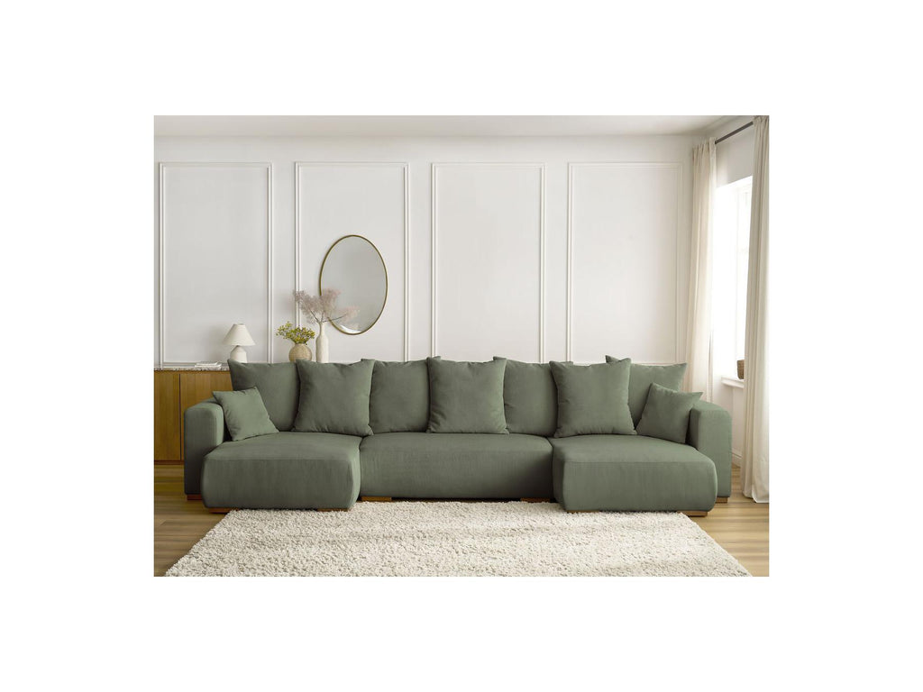 Sidonie - Convertible Panoramic Sofa with Storage - Corduroy