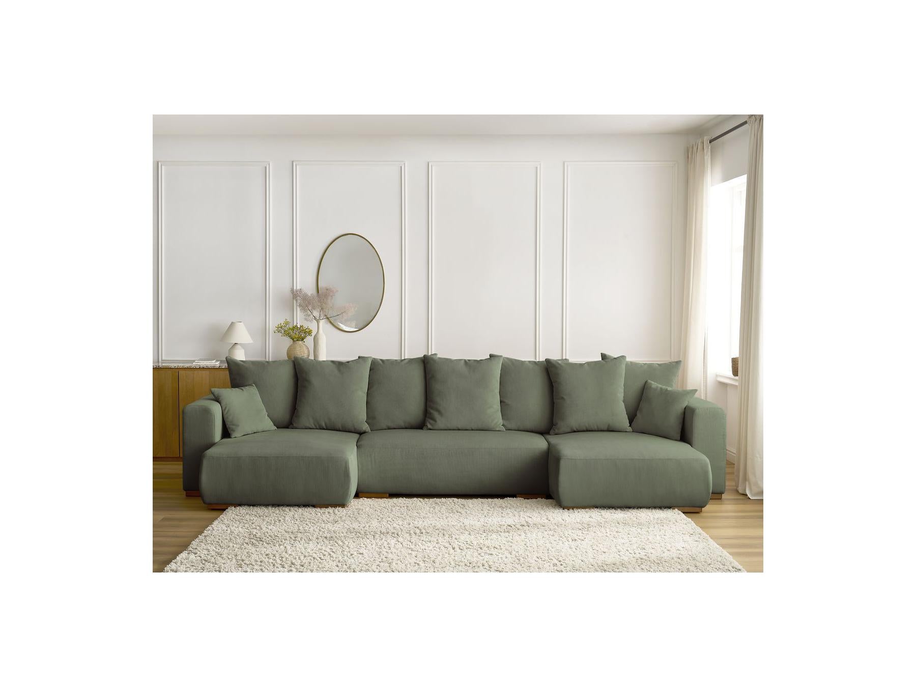 Sidonie - Convertible Panoramic Sofa with Storage - Corduroy