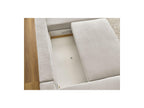 Sidonie - Convertible Panoramic Sofa with Storage Compartment - Heathered Fabric