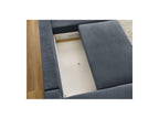 Sidonie - Convertible Panoramic Sofa with Storage Compartment - Heathered Fabric