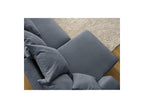 Sidonie - Convertible Panoramic Sofa with Storage Compartment - Heathered Fabric