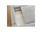 Sidonie - Convertible Panoramic Sofa with Storage Compartment - Heathered Fabric