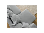 Sidonie - Convertible Panoramic Sofa with Storage Compartment - Heathered Fabric