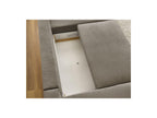 Sidonie - Convertible Panoramic Sofa with Storage Compartment - Heathered Fabric