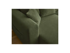 Sidonie - Convertible Panoramic Sofa with Storage Compartment - Heathered Fabric