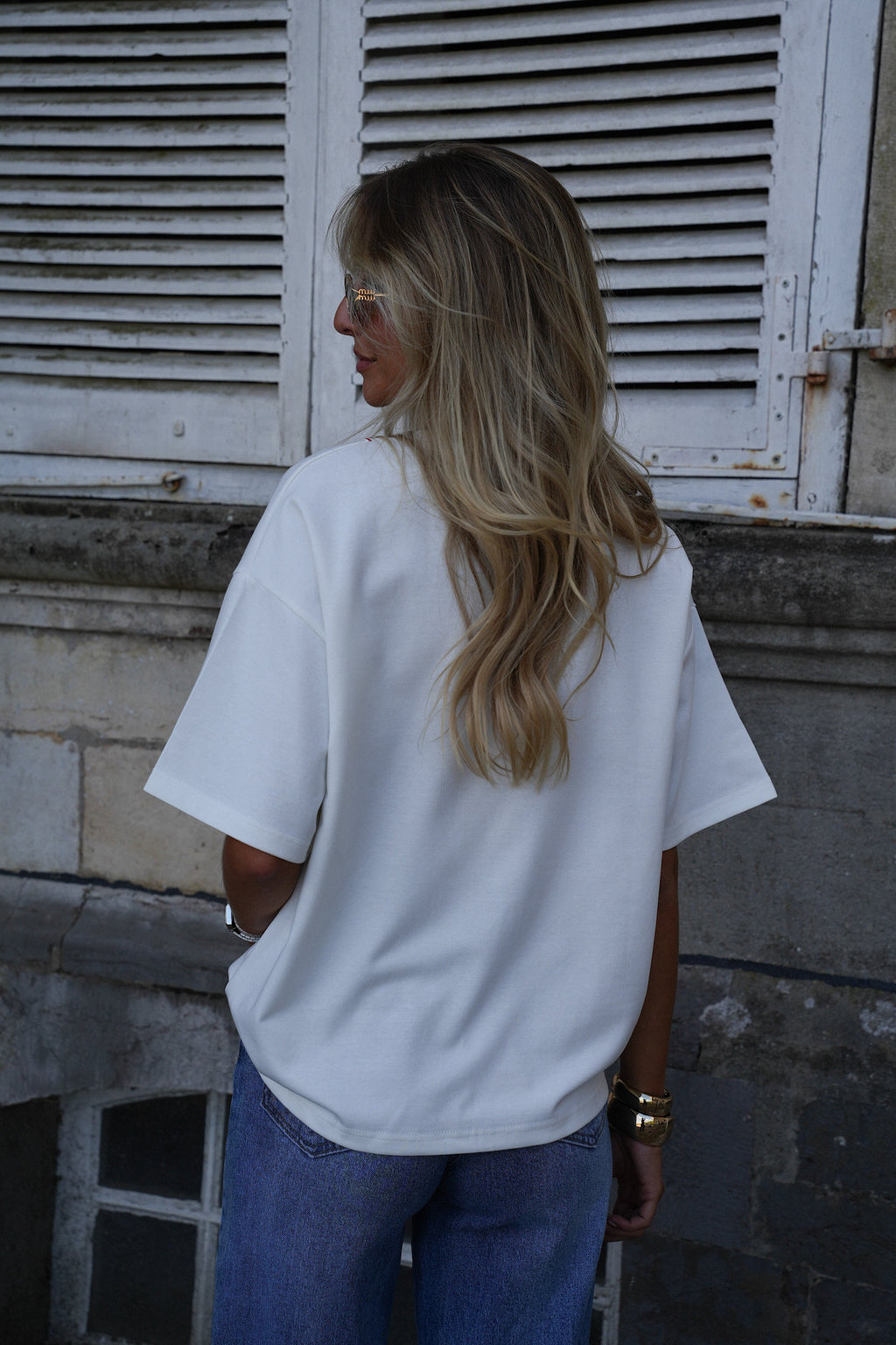 Lizo Embroidered T-Shirt - White