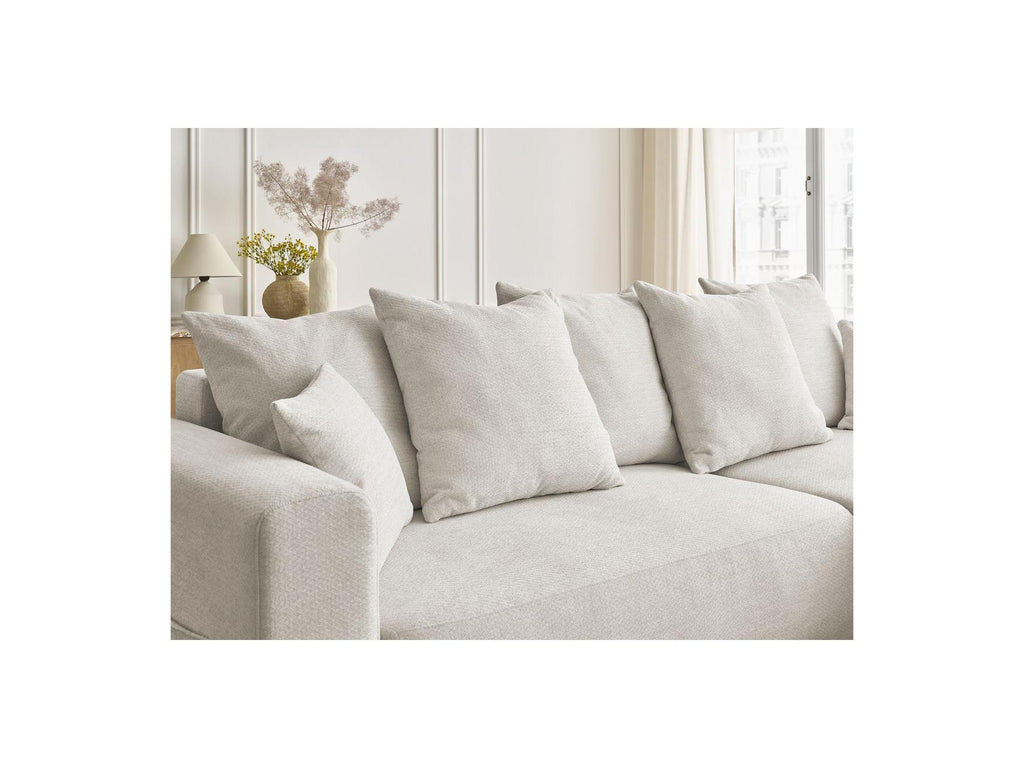 Sidonie - Reversible Convertible Corner Sofa with Storage - Heathered Fabric