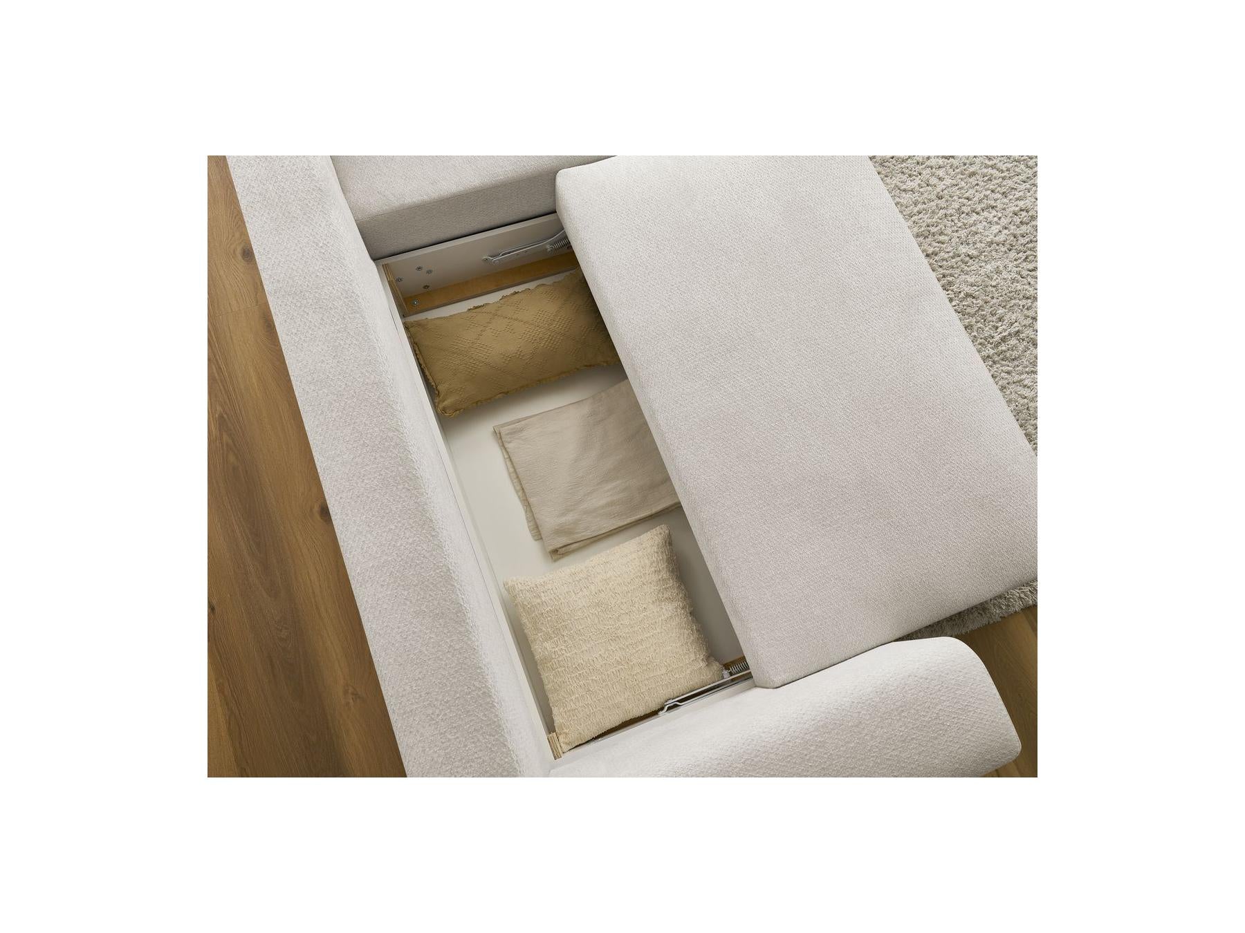 Sidonie - Reversible Convertible Corner Sofa with Storage - Heathered Fabric