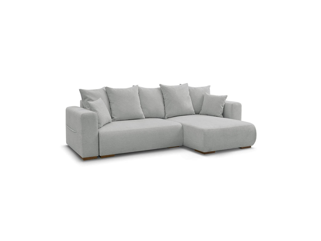 Sidonie - Reversible Convertible Corner Sofa with Storage - Heathered Fabric