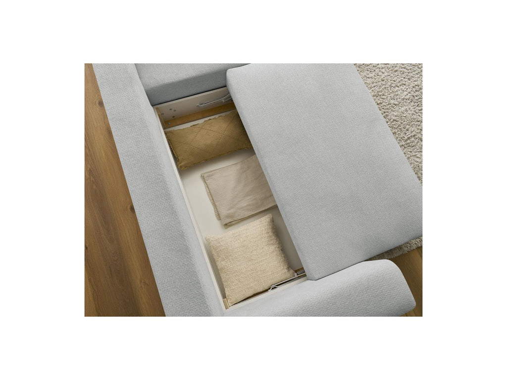 Sidonie - Reversible Convertible Corner Sofa with Storage - Heathered Fabric