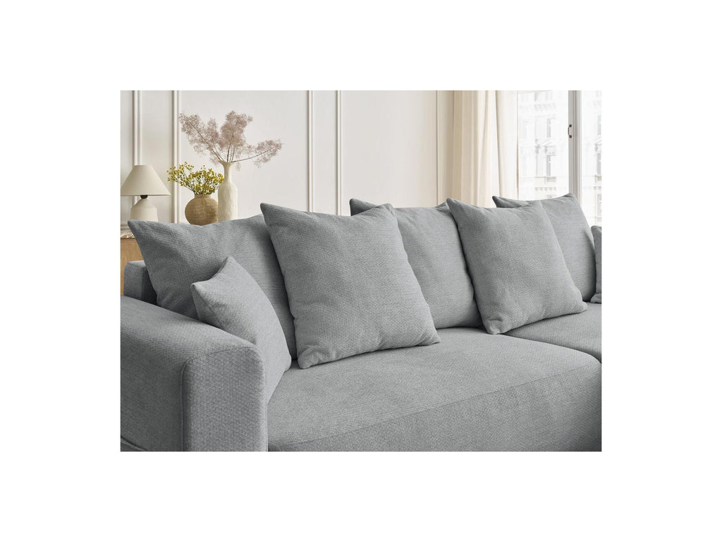 Sidonie - Reversible Convertible Corner Sofa with Storage - Heathered Fabric