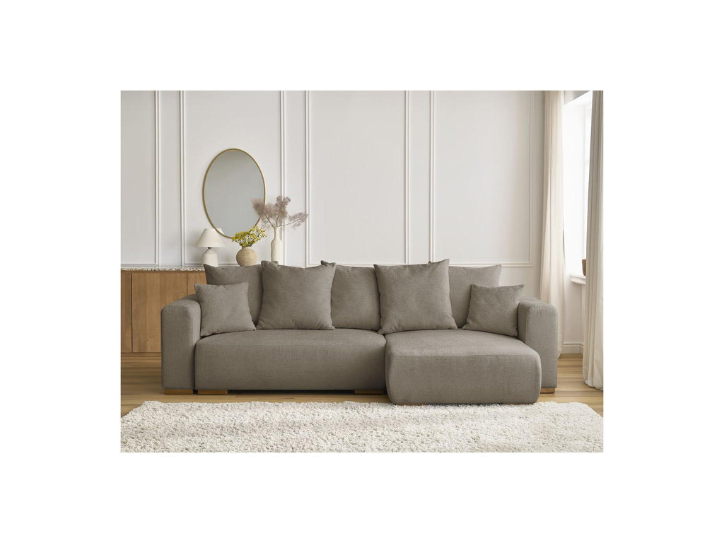Sidonie - Reversible Convertible Corner Sofa with Storage - Heathered Fabric
