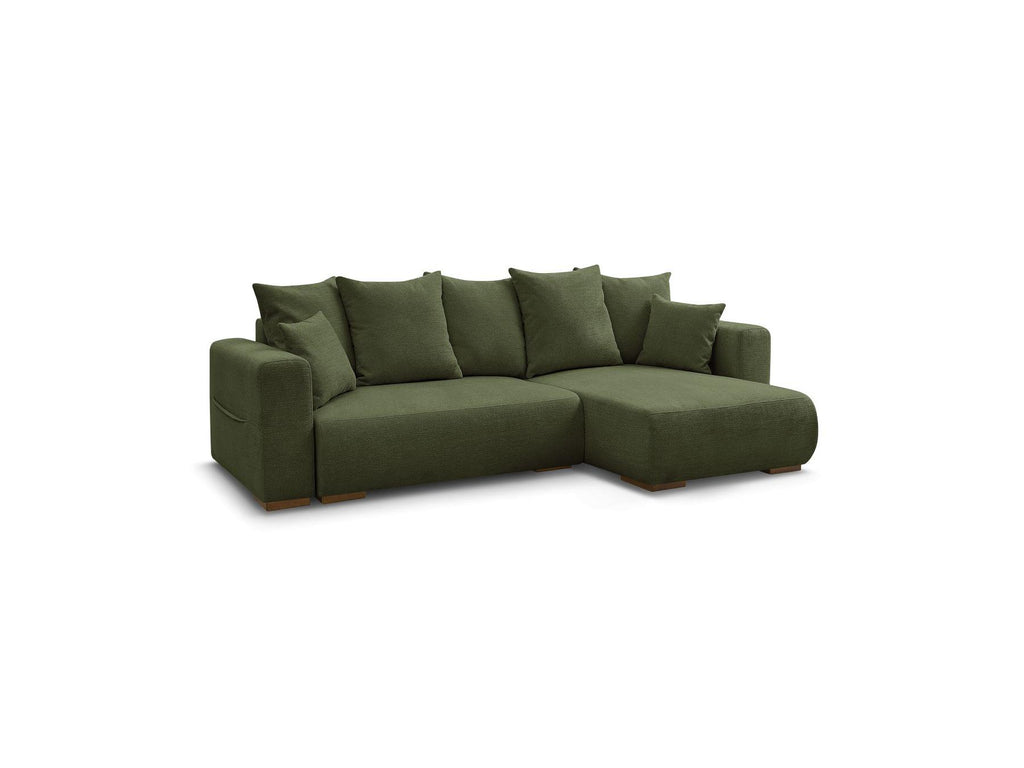 Sidonie - Reversible Convertible Corner Sofa with Storage - Heathered Fabric