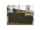 Leonard - Canapé Panoramique Fixe Compact - Tissu Texturé