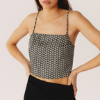 Top Flower Field Crop Top
