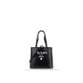 Prada - Cabas De Cuero Con Logo - Mujeres - Negro