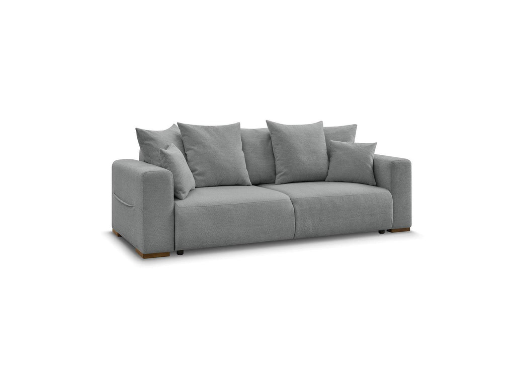Sidonie - Sofá recto convertible - Tejido jaspeado