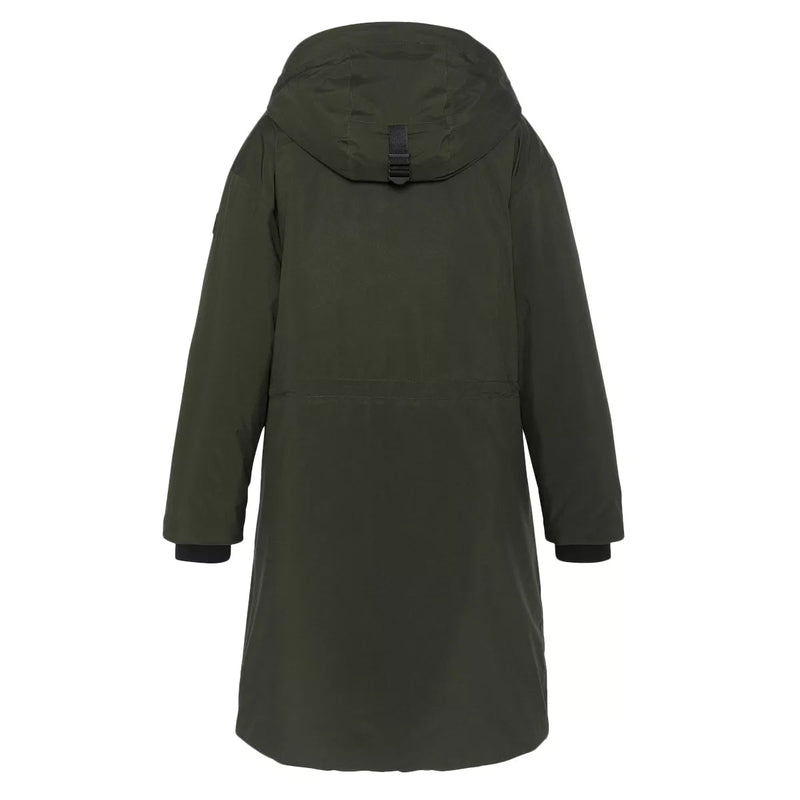Schott - Parka Longue À Capuche Femme Aspenw - Kaki/Ecru