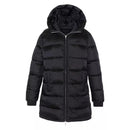Doudoune Longue À Capuche Réversible Femme Riversa2W - Noir