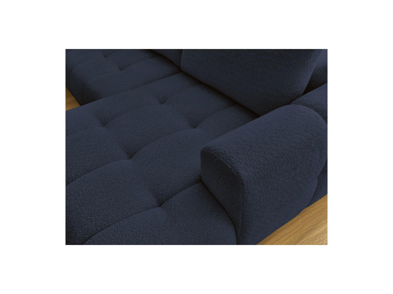 Canapé Panoramique Convertible - Fuji - Tissu Bouclette - Angle Droit