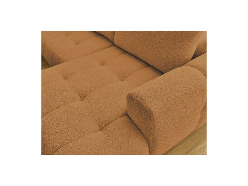 Canapé Panoramique Convertible - Fuji - Tissu Bouclette - Angle Droit