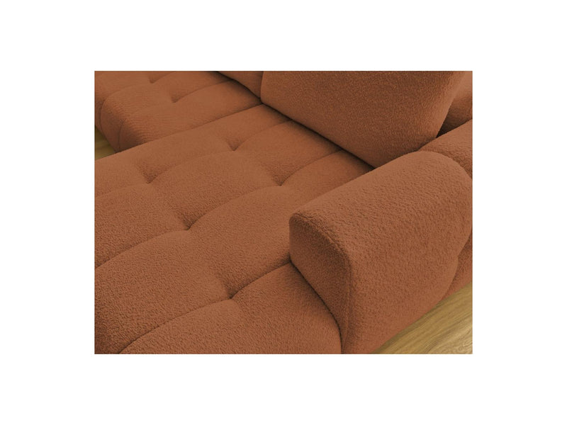 Canapé Panoramique Convertible - Fuji - Tissu Bouclette - Angle Droit